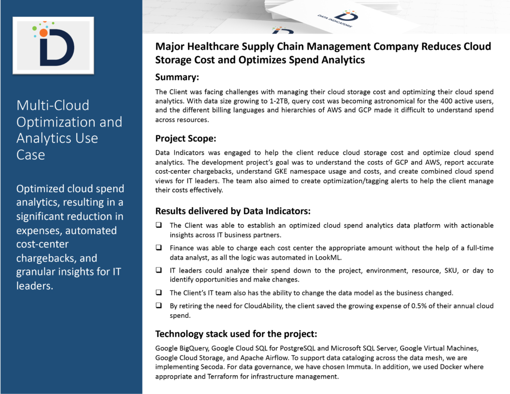 Data Centric – Data Indicators